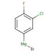 3-Chloro-4-fluorophenylmagnesium bromide solution (CAS 413589-34-1) - chemical structure image