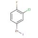 3-Chloro-4-fluorophenylzinc iodide solution (CAS 312624-19-4) - chemical structure image