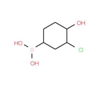 3-Chloro-4-hydroxyphenylboronic acid (CAS 182344-13-4) - chemical structure image
