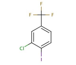 3-Chloro-4-iodobenzotrifluoride (CAS 141738-80-9) - chemical structure image