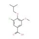 3-chloro-4-isobutoxy-5-methoxybenzoic acid - chemical structure image
