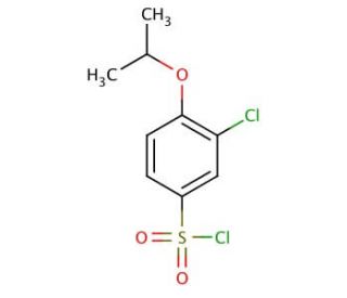 3-chloro-4-isopropoxybenzenesulfonyl chloride - chemical structure image
