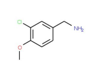 3-Chloro-4-methoxy-benzylamine (CAS 115514-77-7) - chemical structure image