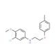 3-Chloro-4-methoxy-N-[2-(4-methylphenoxy)ethyl]-aniline - chemical structure image