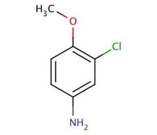 3-Chloro-4-methoxyaniline (CAS 5345-54-0) - chemical structure image