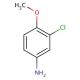 3-Chloro-4-methoxyaniline (CAS 5345-54-0) - chemical structure image