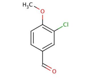 3-Chloro-4-methoxybenzaldehyde (CAS 4903-09-7) - chemical structure image