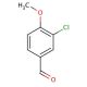 3-Chloro-4-methoxybenzaldehyde (CAS 4903-09-7) - chemical structure image