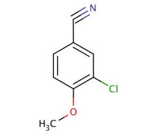 3-Chloro-4-methoxybenzonitrile (CAS 102151-33-7) - chemical structure image