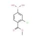 3-Chloro-4-methoxycarbonylphenylboronic acid (CAS 603122-82-3) - chemical structure image