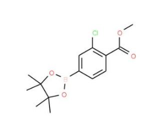 3-Chloro-4-methoxycarbonylphenylboronic acid, pinacol ester (CAS 334018-52-9) - chemical structure image