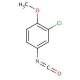 3-Chloro-4-methoxyphenyl isocyanate (CAS 28395-76-8) - chemical structure image