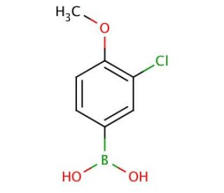 3-Chloro-4-methoxyphenylboronic acid (CAS 175883-60-0) - chemical structure image