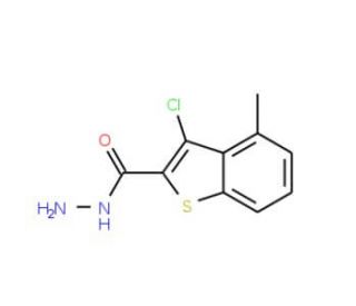 3-Chloro-4-methyl-1-benzothiophene-2-carbohydrazide - chemical structure image