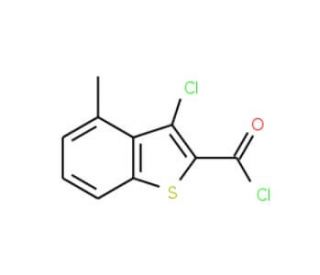 3-chloro-4-methyl-1-benzothiophene-2-carbonyl chloride - chemical structure image