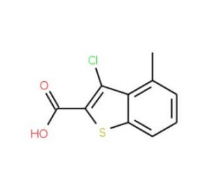 3-Chloro-4-methyl-1-benzothiophene-2-carboxylic acid - chemical structure image