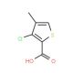 3-Chloro-4-methyl-2-thiophenecarboxylic acid (CAS 229342-86-3) - chemical structure image