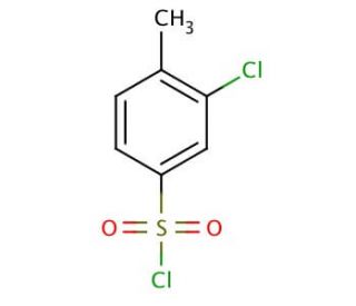 3-Chloro-4-methylbenzenesulfonyl chloride (CAS 42413-03-6) - chemical structure image