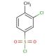 3-Chloro-4-methylbenzenesulfonyl chloride (CAS 42413-03-6) - chemical structure image