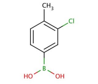 3-Chloro-4-methylphenylboronic acid (CAS 175883-63-3) - chemical structure image