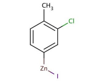 3-Chloro-4-methylphenylzinc iodide solution (CAS 352525-66-7) - chemical structure image
