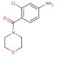 3-chloro-4-(morpholin-4-ylcarbonyl)aniline - chemical structure image