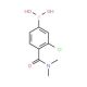 3-Chloro-4-(N,N-dimethylcarbamoyl)phenylboronic acid (CAS 850589-47-8) - chemical structure image