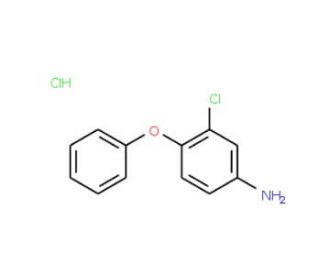 3-Chloro-4-phenoxyaniline hydrochloride (CAS 35734-64-6) - chemical structure image