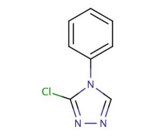3-chloro-4-phenyl-4H-1,2,4-triazole - chemical structure image