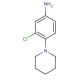 3-chloro-4-(piperidin-1-yl)aniline (CAS 55403-26-4) - chemical structure image