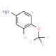 3-Chloro-4-(trifluoromethoxy)aniline (CAS 64628-73-5) - chemical structure image