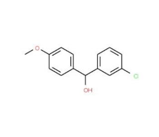 3-Chloro-4&prime;-methoxybenzhydrol - chemical structure image