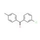 3-Chloro-4′-methylbenzophenone (CAS 13395-60-3) - chemical structure image