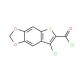 3-Chloro-5,6-methylenedioxybenzothiophene-2-carbonyl chloride - chemical structure image