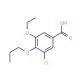 3-chloro-5-ethoxy-4-propoxybenzoic acid - chemical structure image