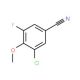 3-Chloro-5-fluoro-4-methoxybenzonitrile (CAS 886497-30-9) - chemical structure image