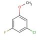 3-Chloro-5-fluoroanisole (CAS 202925-08-4) - chemical structure image
