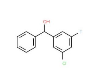 3-Chloro-5-fluorobenzhydrol - chemical structure image