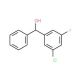 3-Chloro-5-fluorobenzhydrol - chemical structure image