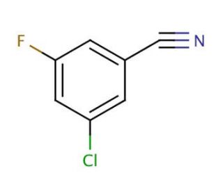 3-Chloro-5-fluorobenzonitrile (CAS 327056-73-5) - chemical structure image