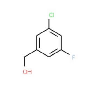 3-Chloro-5-fluorobenzyl alcohol (CAS 79944-64-2) - chemical structure image