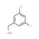 3-Chloro-5-fluorobenzyl alcohol (CAS 79944-64-2) - chemical structure image