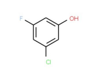 3-Chloro-5-fluorophenol (CAS 202982-70-5) - chemical structure image