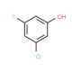 3-Chloro-5-fluorophenol (CAS 202982-70-5) - chemical structure image