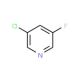 3-Chloro-5-fluoropyridine (CAS 514797-99-0) - chemical structure image