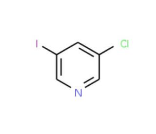 3-Chloro-5-iodo-pyridine (CAS 77332-90-2) - chemical structure image