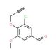 3-chloro-5-methoxy-4-(prop-2-ynyloxy)benzaldehyde - chemical structure image