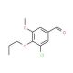 3-chloro-5-methoxy-4-propoxybenzaldehyde - chemical structure image