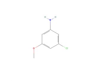 3-Chloro-5-methoxyaniline (CAS 10272-06-7) - chemical structure image