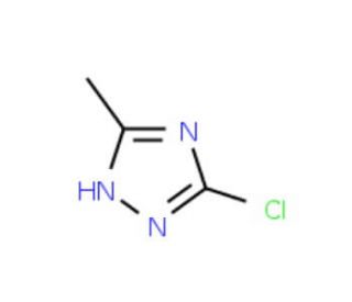 3-chloro-5-methyl-1H-1,2,4-triazole (CAS 15285-15-1) - chemical structure image